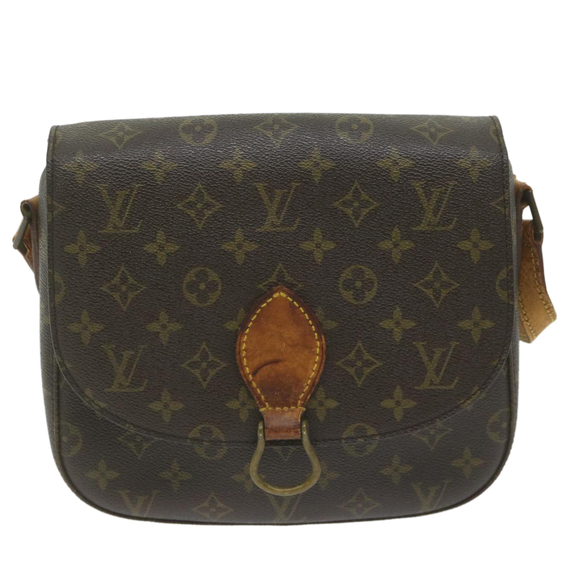 LOUIS VUITTON Monogram Saint Cloud GM Shoulder Bag Vintage M51242 LV Auth 62003 - Picture 13 of 16